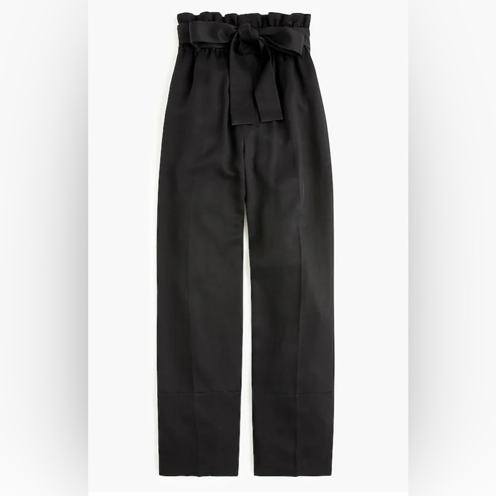 J. Crew Viscose/Lyocell/Linen Blend Paperbag Pants Size 6